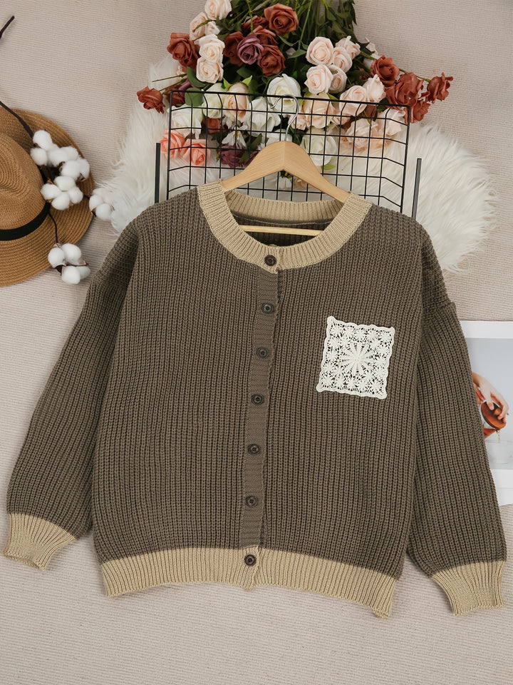 THE MARCELLINE | CAPOTTO CON TASCA IN MAGLIA