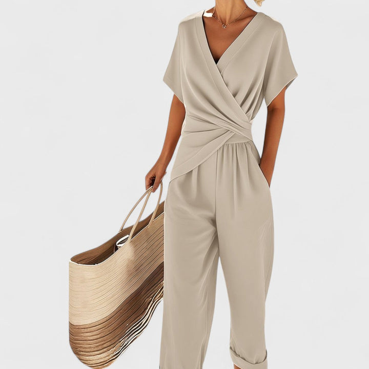 Celira | Tuta estiva con look a portafoglio