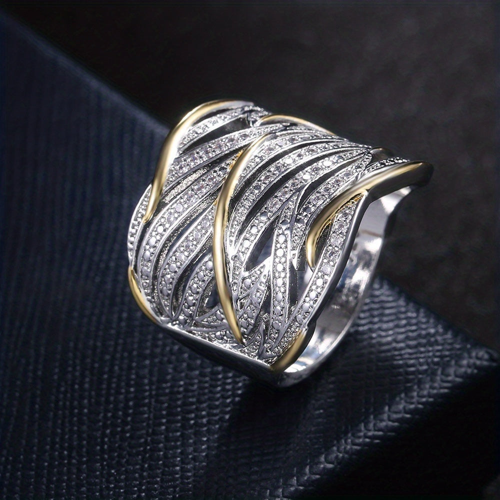 Anello torciglione multistrato elegante per uno stile sofisticato