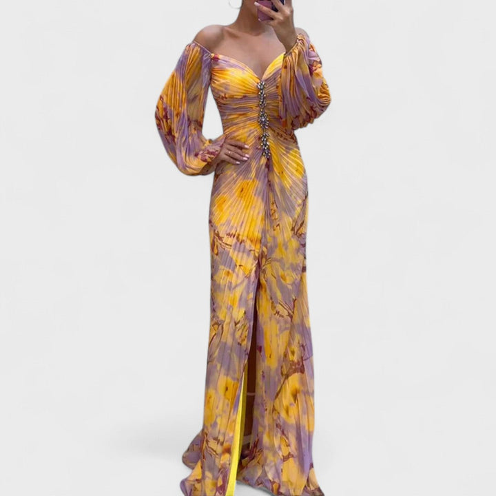 Kristine | Abito elegante con scollo a V