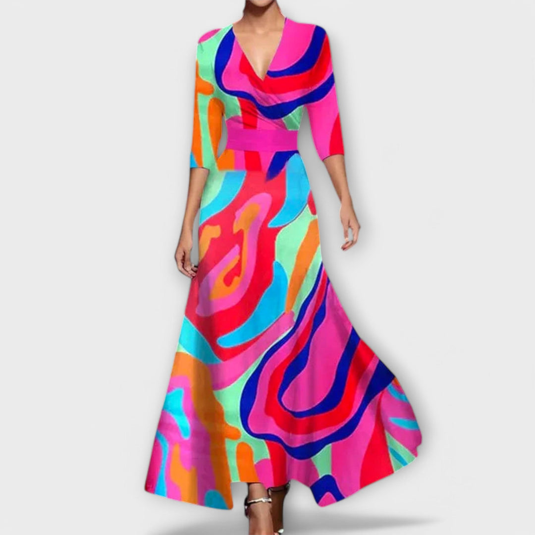 Alma | Abito da donna elegante con design a maniche