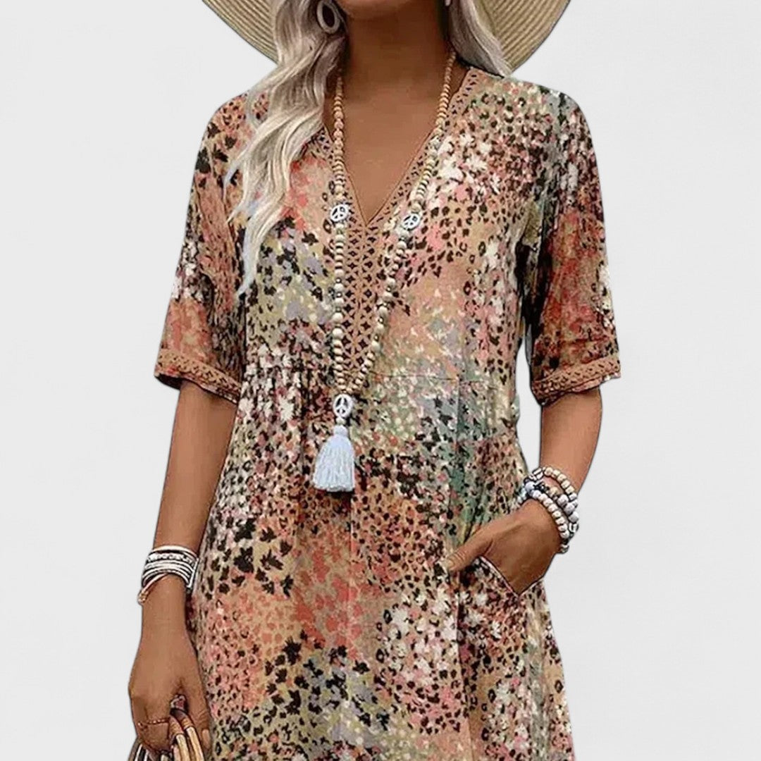 Colette | Abito midi vibrante