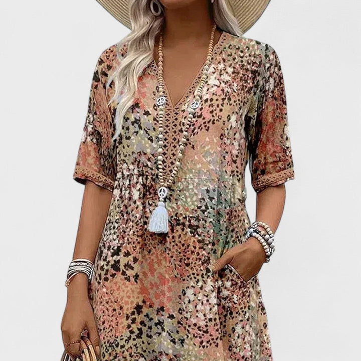 Colette | Abito midi vibrante