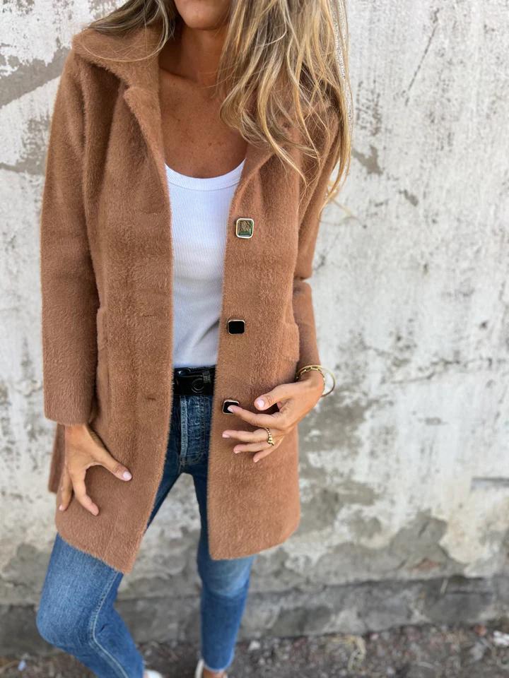 Elodie | Cappotto Elegante con Rever