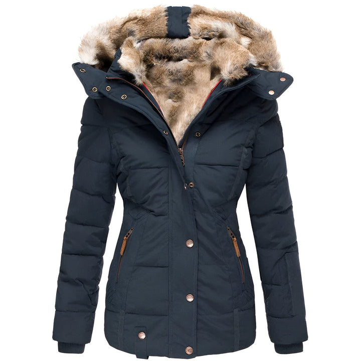 Arianna | Giacca Piumino Slim-Fit con Cappuccio – Calore, Comfort & Stile Quotidiano