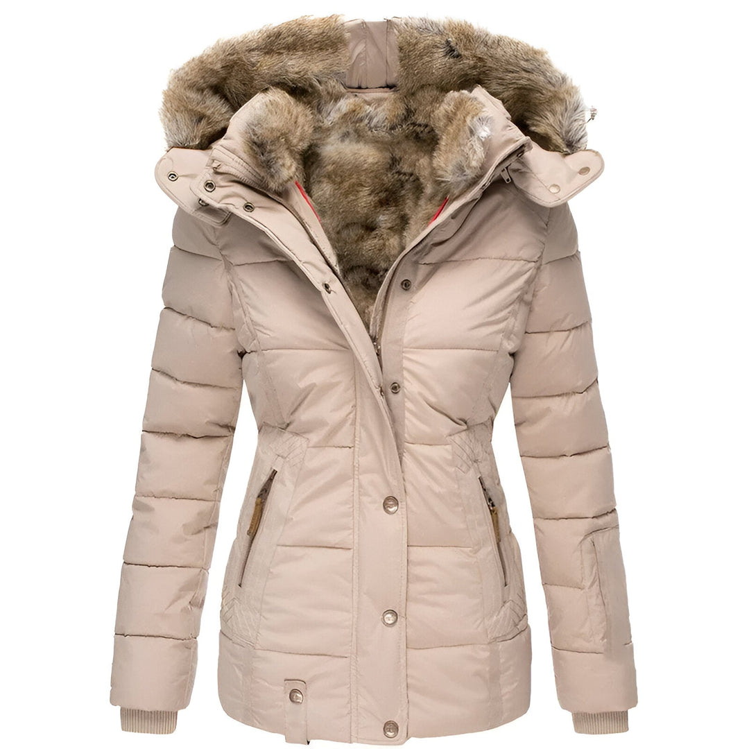 Arianna | Giacca Piumino Slim-Fit con Cappuccio – Calore, Comfort & Stile Quotidiano