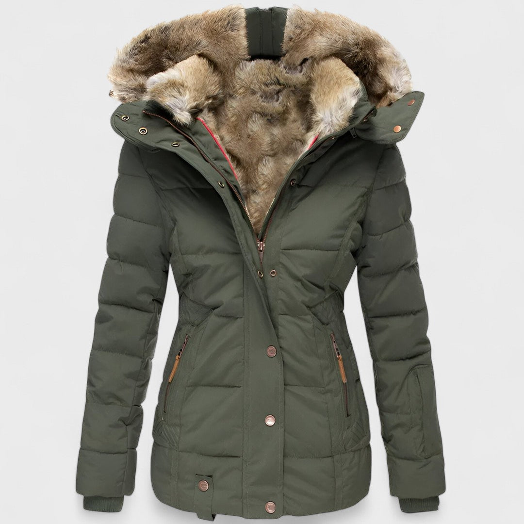 Annamarie - Puffer con cappuccio e design slim fit