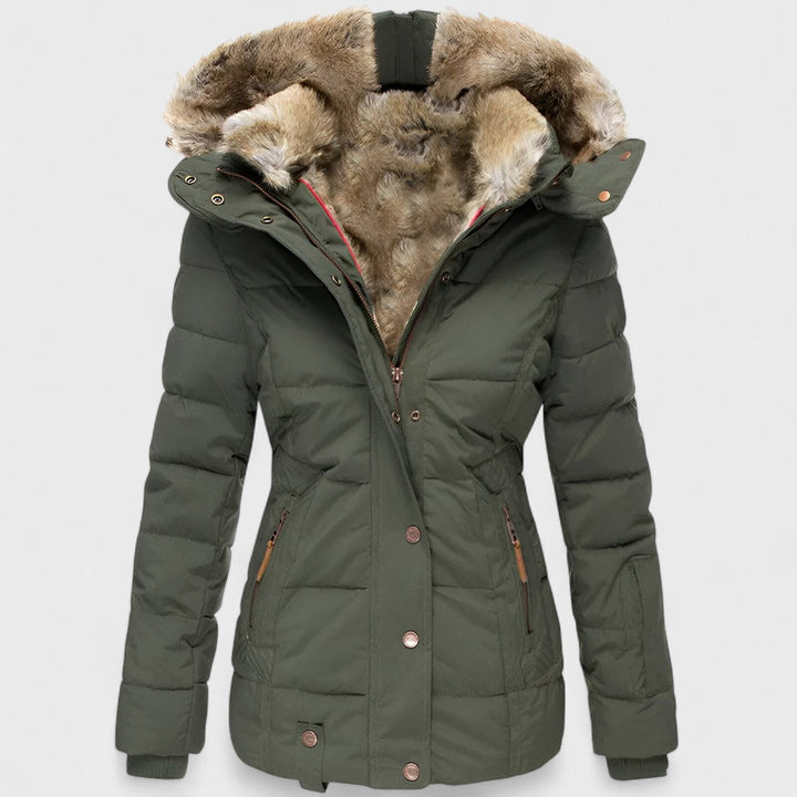 Annamarie - Puffer con cappuccio e design slim fit