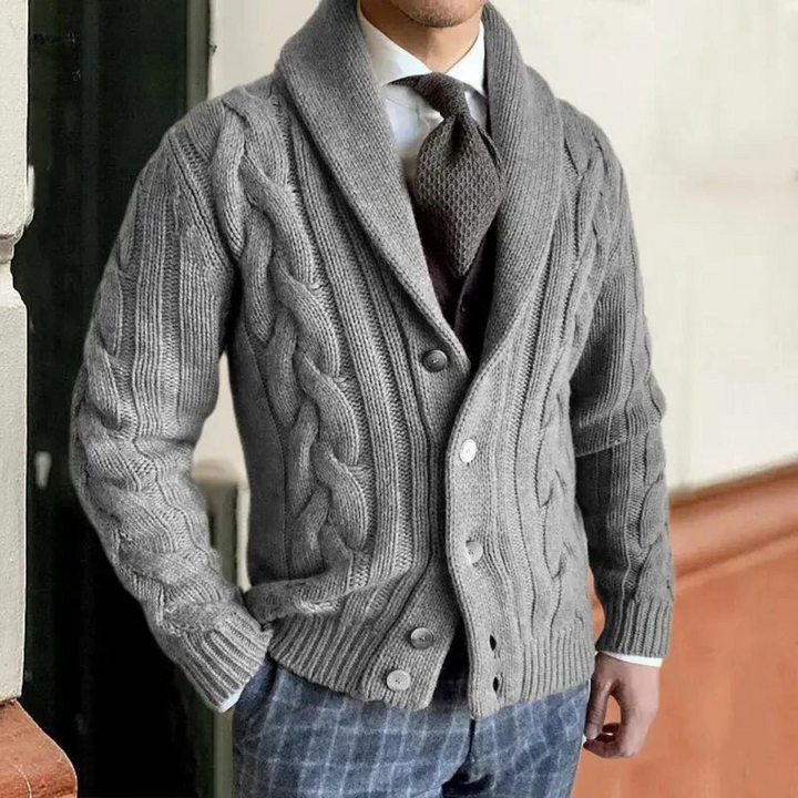 Charles | Il Cardigan Classico a Maglia