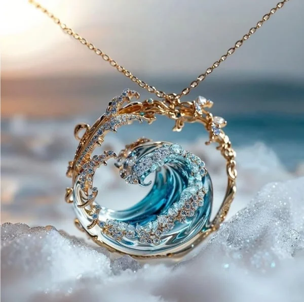Collana Elegante dei Giuramenti del Mare – Sottolinea il tuo amore per l'oceano