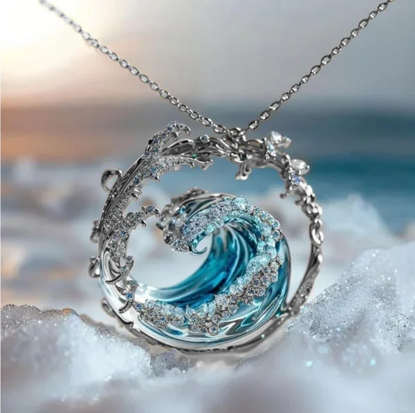 Collana Elegante dei Giuramenti del Mare – Sottolinea il tuo amore per l'oceano