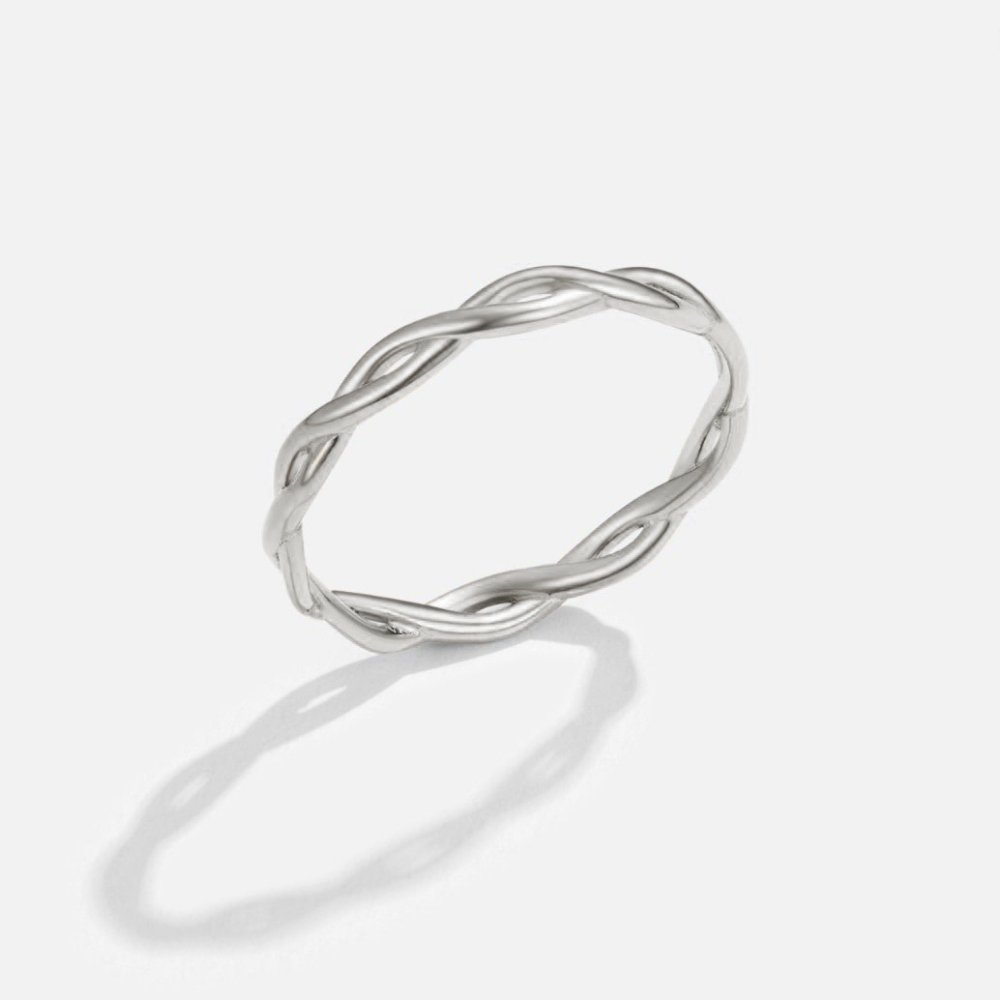 Anello rotante in argento 18 carati con simbolo infinito – Eleganza e stile senza pari