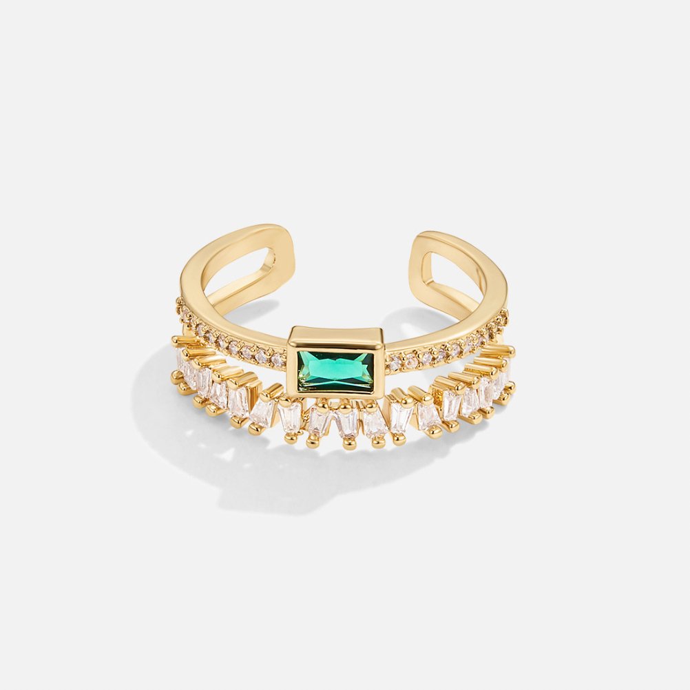Anello Impilabile in Cristallo Radiance di Splendente Brillantezza
