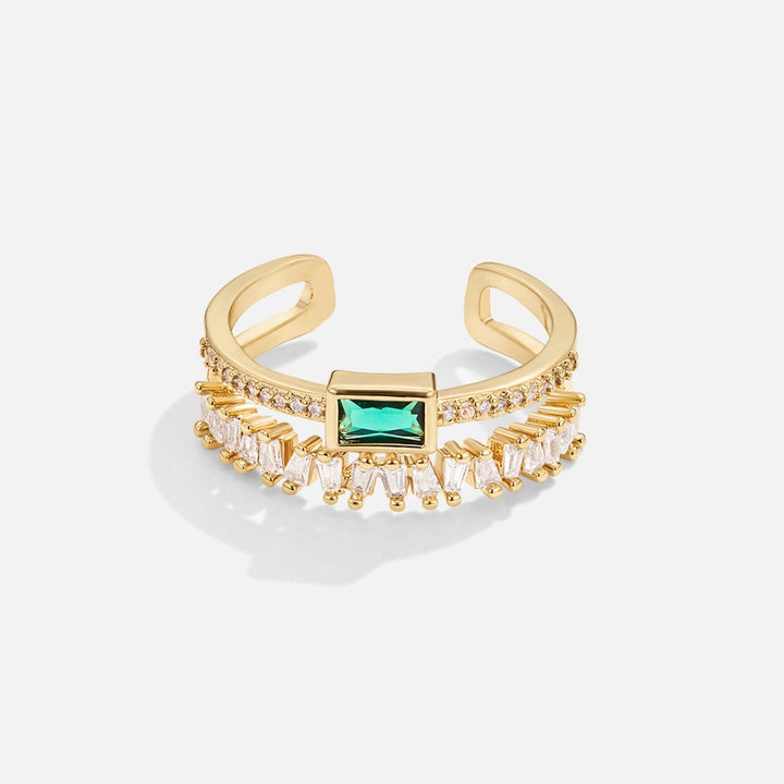 Anello Impilabile in Cristallo Radiance di Splendente Brillantezza