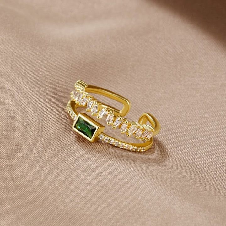 Anello Impilabile in Cristallo Radiance di Splendente Brillantezza