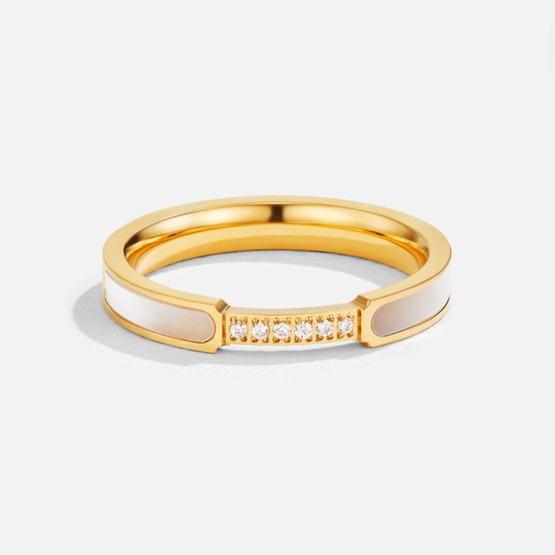 Anello Armonia in Perle e Cristalli Elegante