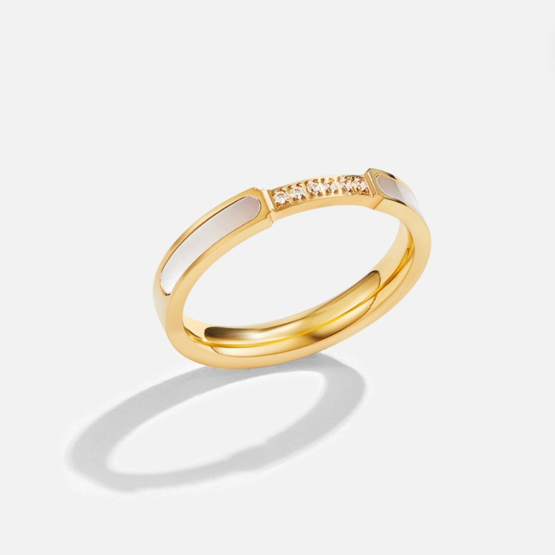 Anello Armonia in Perle e Cristalli Elegante