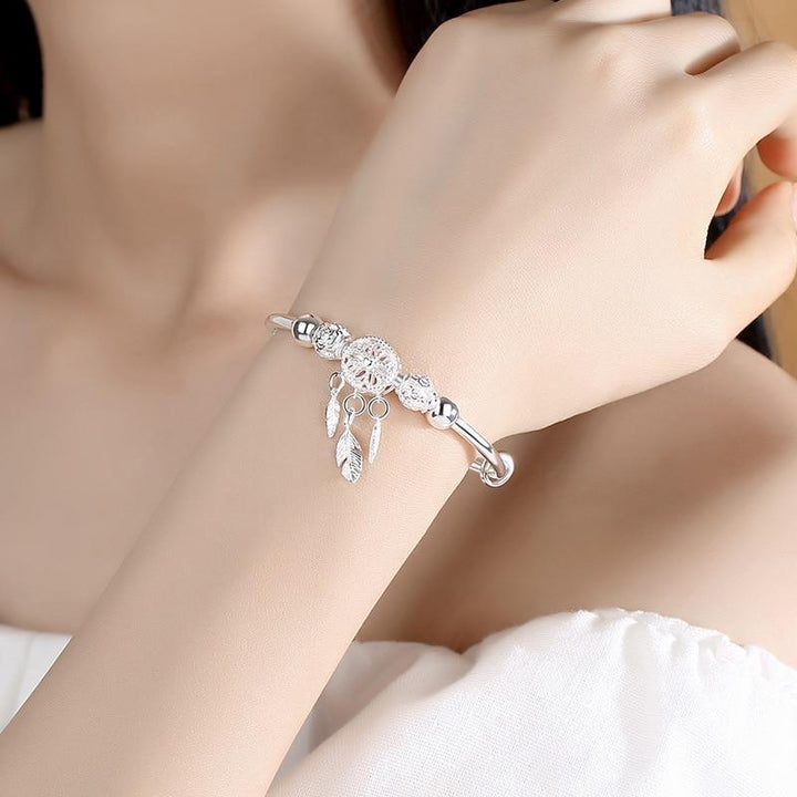 Caccianeve regolabile in argento sterling 925 di alta qualità – decorazione invernale durevole ed elegante