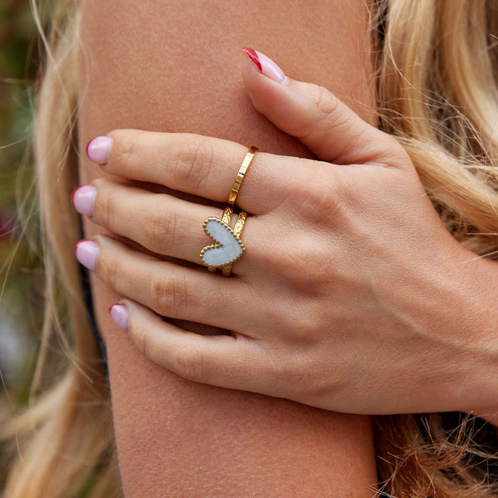 Anello d'oro Soul radiante