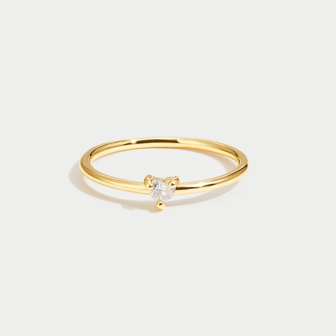 Anello a cuore in cristallo - Eleganza e brillantezza per uno stile raffinato