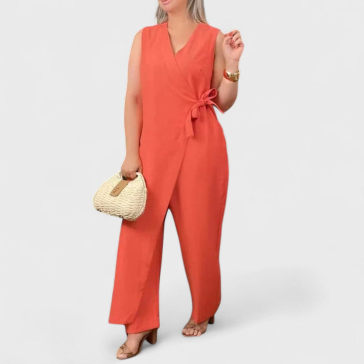 Inès | Elegante tuta con scollo a V