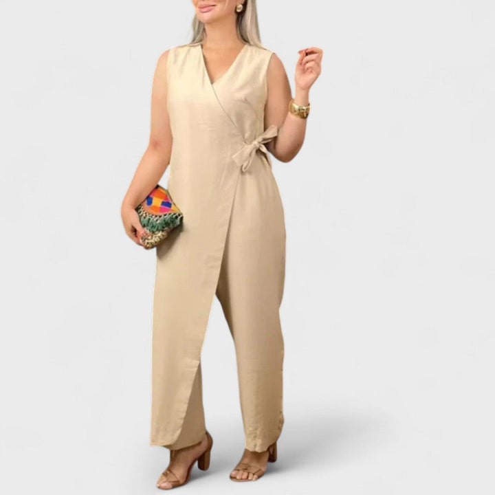 Inès | Elegante tuta con scollo a V