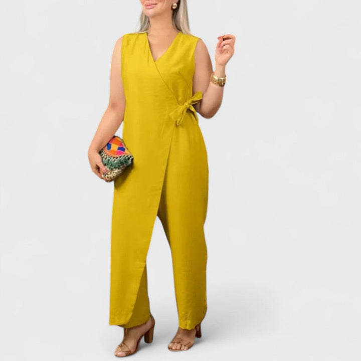 Inès | Elegante tuta con scollo a V