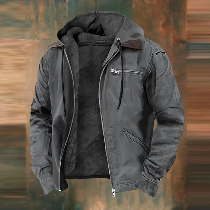 Ryder™ | Giacca con Cappuccio Foderata in Sherpa da Uomo