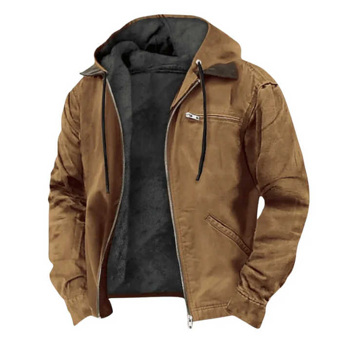 Ryder™ | Giacca con Cappuccio Foderata in Sherpa da Uomo