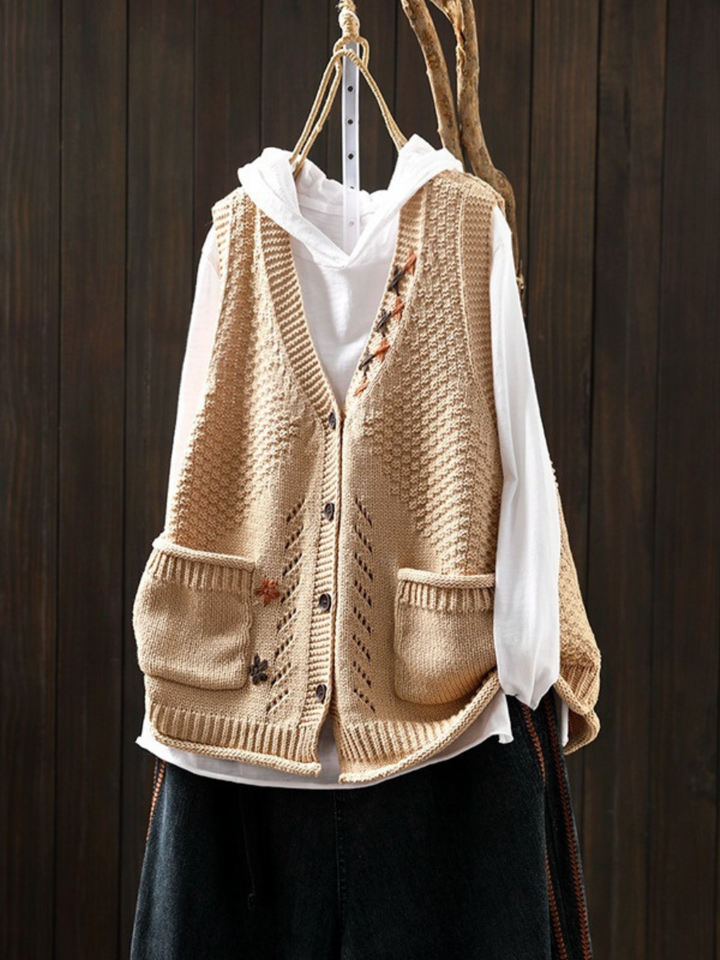 FLORIANNE | GILET IN MAGLIA