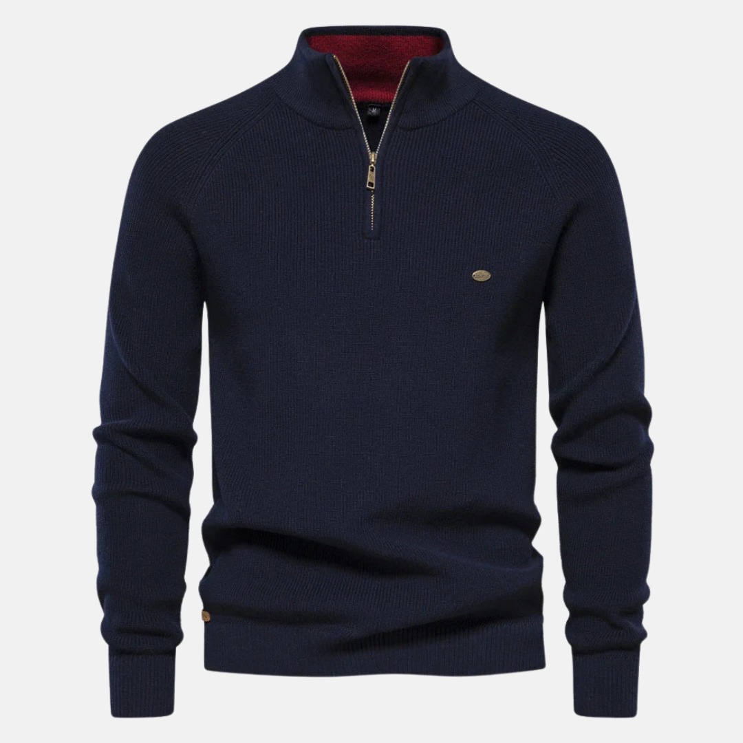 Maglione con Mezza Zip IRVIN