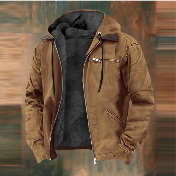 Ryder™ | Giacca con Cappuccio Foderata in Sherpa da Uomo