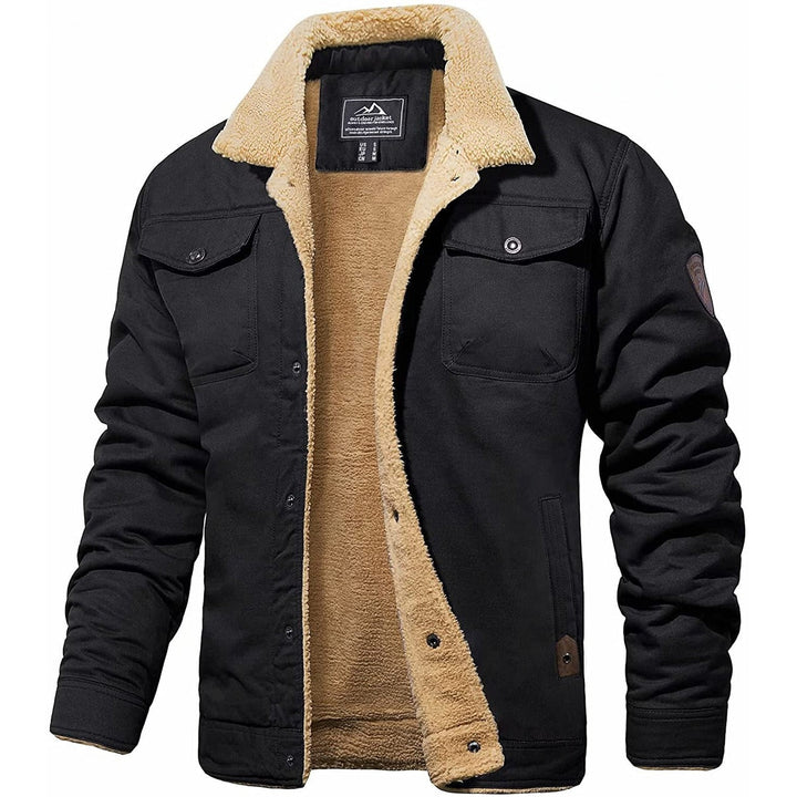 Hudson™ | Giacca Bomber da Uomo Foderata in Sherpa