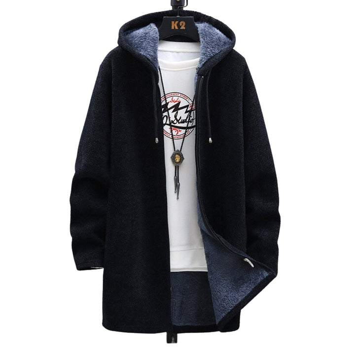 Levi™ | Giacca con Cappuccio Foderata in Pile da Uomo