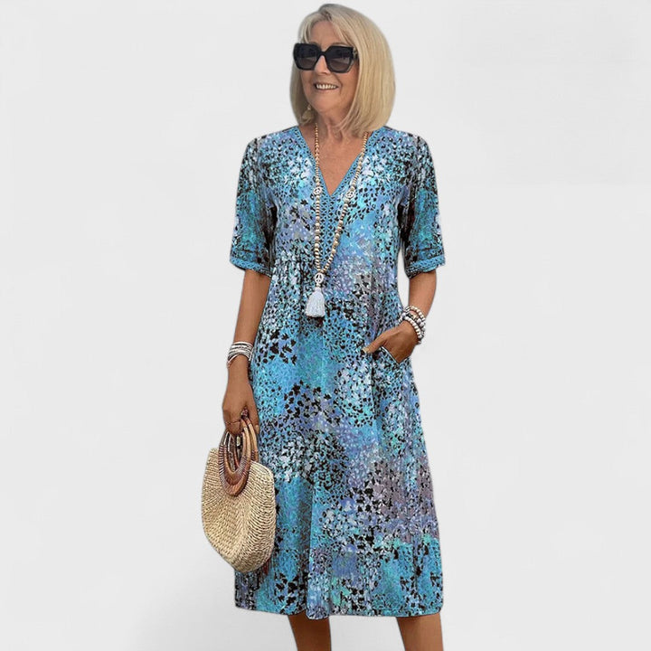 Colette | Abito midi vibrante